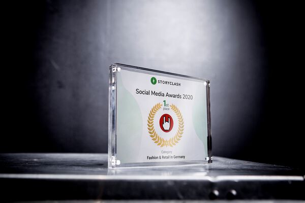 Bereits im zweiten Jahr in Folge hat EMP den Storyclash Social Media Award in der Kategorie “Fashion & Retail  Brands in Germany” 2020 gewonnen.