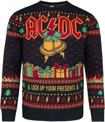 Holiday Sweater 2023, AC/DC, Weihnachtspullover