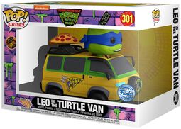 Leon in the Turtle Van (Pop! Ride Super Deluxe) Vinyl Figur 301, Teenage Mutant Ninja Turtles, Funko Pop!