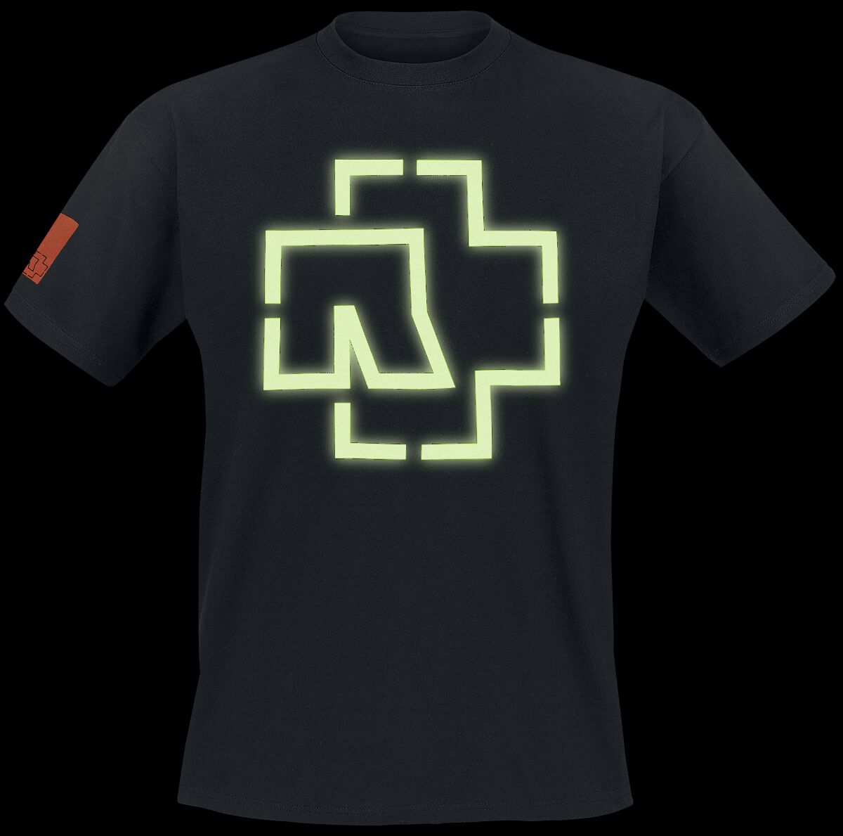 Rammstein T-Shirt, Logo leuchtet im Dunkeln