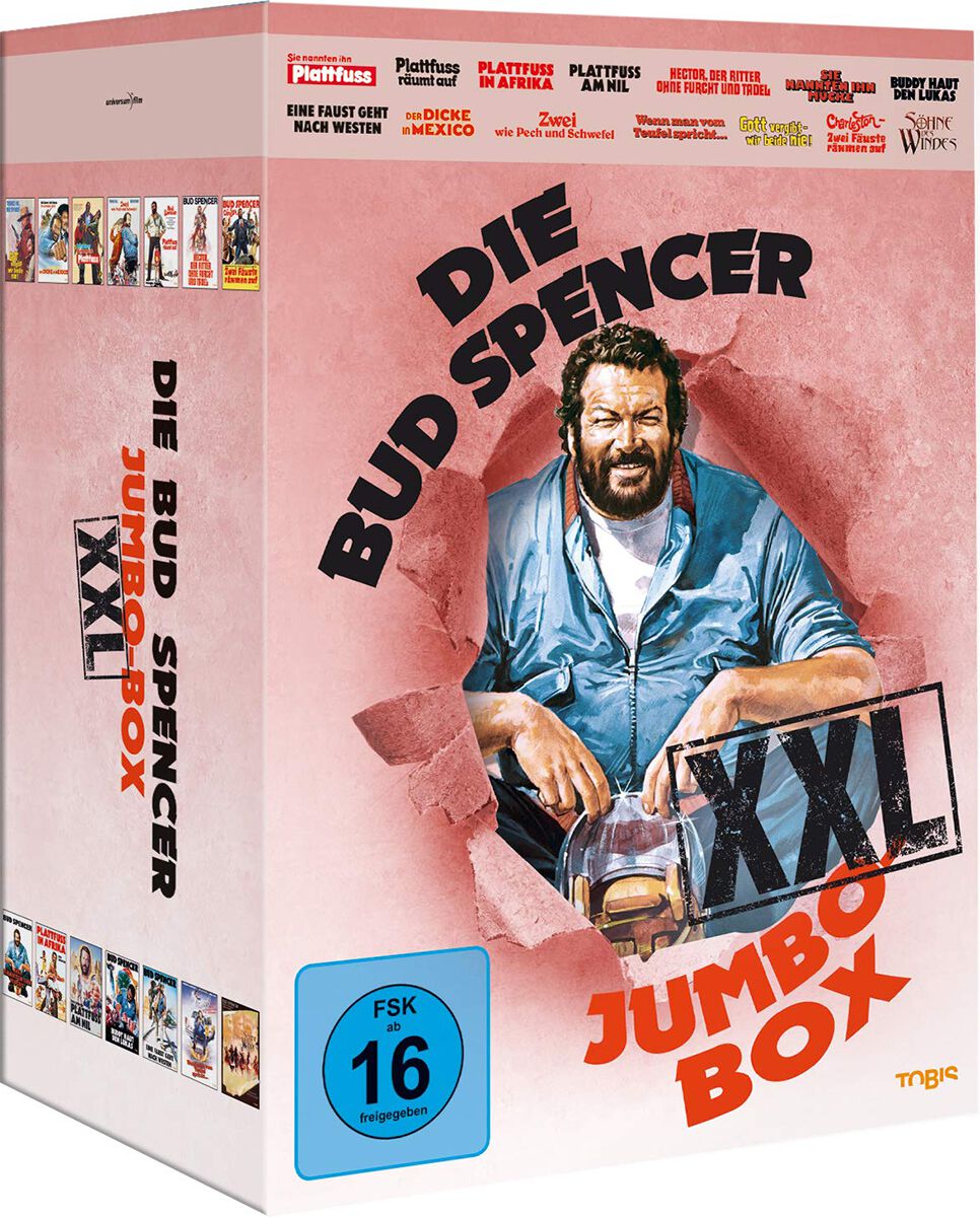 Die Bud Spencer Jumbo Box XXL, Bud Spencer DVD