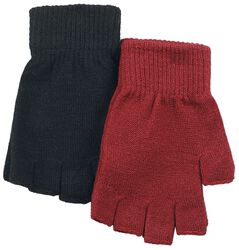 Double Pack Gloves, Black Premium by EMP, Kurzfingerhandschuhe