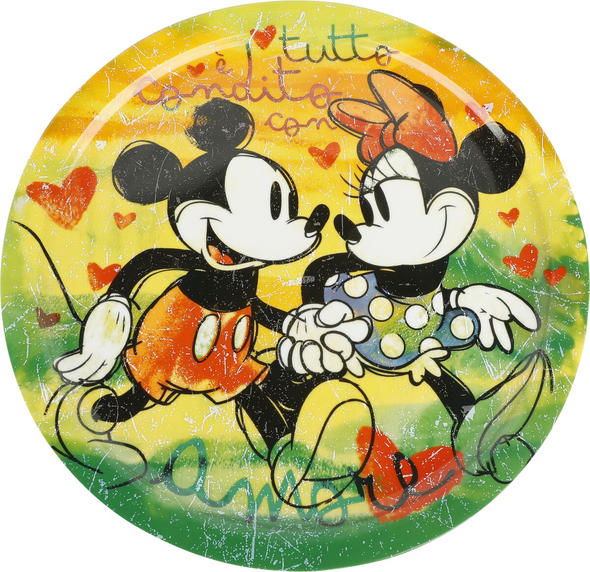Micky & Minnie - Pizza-Teller Set | Micky Maus Teller