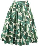 Rainforest 50's Skirt, Hell Bunny, Mittellanger Rock