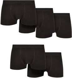 Solid Organic Cotton Boxer Shorts 5-Pack, Urban Classics, Boxershort