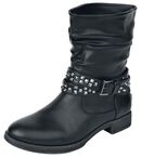Wrinkles Boot, Black Premium by EMP, Stiefel
