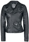 Biker Jacket, Black Premium by EMP, Kunstlederjacke