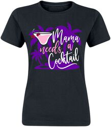 Mama Needs A Cocktail, Alkohol & Party, T-Shirt