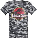Logo - Camouflage, Jurassic Park, T-Shirt