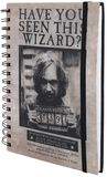 Wanted Sirius Black, Harry Potter, Notizbuch