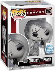 Chucky / Tiffany Vinyl Figur 1463, Chucky - Die Mörderpuppe, Funko Pop!