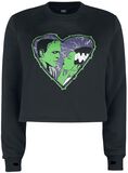 Frankenstein And Bride Top, Banned Alternative, Sweatshirt