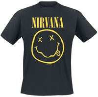 Nirvana Bathroom Photo T-Shirt Für Männer – Grau Meliert, Offizieller Band-Merch, Nachhaltig, Regular Fit