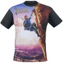 Breath Of The Wild - All Over Link Climbin, The Legend Of Zelda, T-Shirt