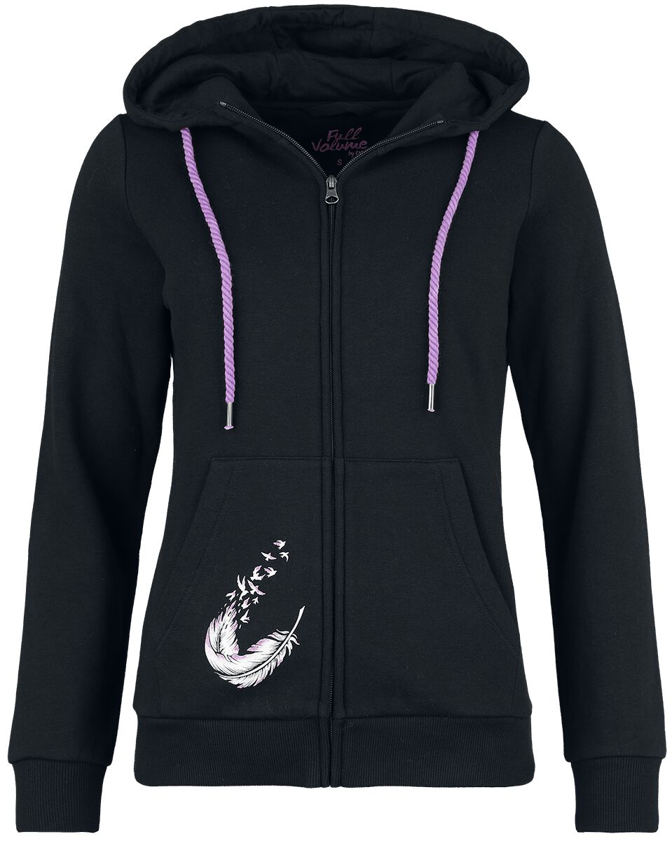 Back Wing Zipped Hoodie Full Volume by EMP Kapuzenjacke EMP