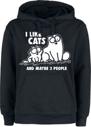 I Like Cats And Maybe 3 People, Simon's Cat, Kapuzenpullover