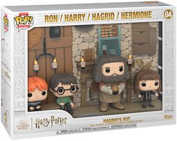 Hagrids Hut with Ron, Harry, Hagrid, Hermine (Pop! Moment Deluxe) Vinyl Figur 04, Harry Potter, Funko Movie Moments