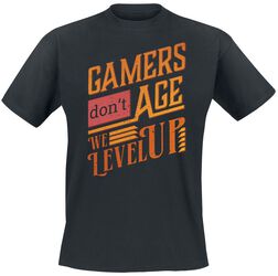 Gamers Don't Age - We Level Up, Funshirt, T-Shirt