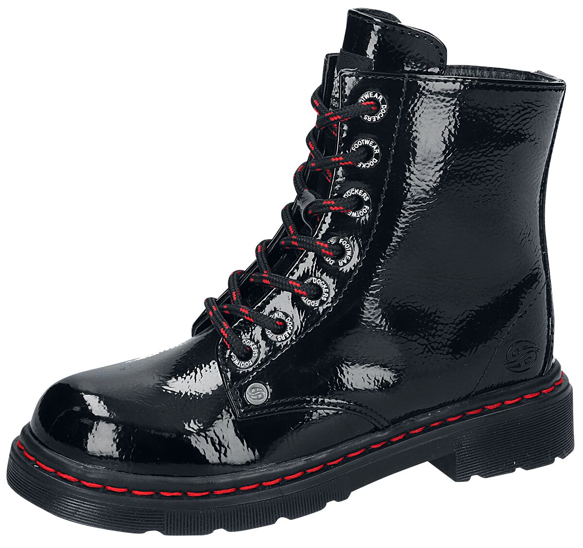 Boots Kinder EMP Dockers by Boots PU | Patent | Gerli Black