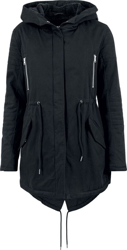 Ladies Sherpa Lined Cotton Parka Urban Classics Winterjacke EMP