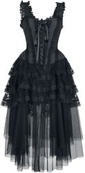 Aufwendiges Gothic Kleid mit Korsage
