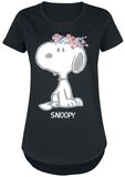 Snoopy Floral, Peanuts, T-Shirt