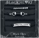 Black Onyx - Protection, Blackheart, Armband-Set