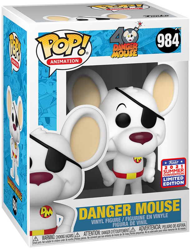 SDCC 2021 - Danger Mouse (Funko Shop Europe) Vinyl Figur 984