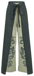 Wrap Pants with Ornaments, Black Premium by EMP, Stoffhose