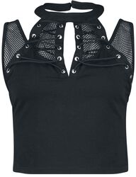 Chalice Mesh And Laced Top, Banned Alternative, Top