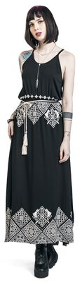 Langes Kleid mit keltischen Ornamenten