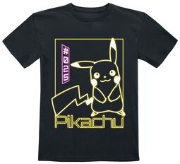 Kids - Pikachu Neon, Pokémon, T-Shirt