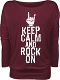 Keep Calm And Rock On, Keep Calm And Rock On, Langarmshirt