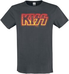 Amplified Collection - Neon Sign, Kiss, T-Shirt