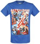 Anime Panels, Captain America, T-Shirt