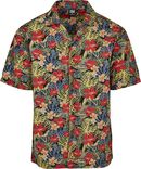 Aloah Pattern Resort Shirt, Urban Classics, Kurzarmhemd