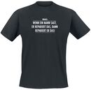 Wenn ein Mann sagt..., Wenn ein Mann sagt..., T-Shirt