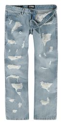 Heavy Ounce Straight Fit Heavy Destroyed Jeans, Urban Classics, Jeans