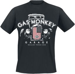 US Flag Grill, Gas Monkey Garage, T-Shirt