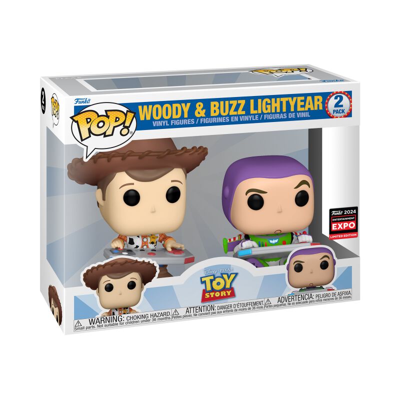 Woody & Buzz Lightyear (2 Pack) Vinyl Figur