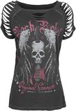 Winged Skull Slash Shirt, Rock Rebel by EMP, T-Shirt