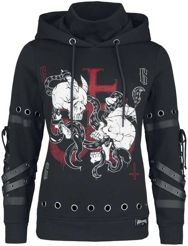 Hoody with Straps and Eyelets