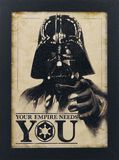 Darth Vader, Star Wars, Gerahmtes Bild