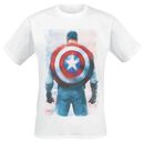 Cracked Long Shield, Captain America, T-Shirt