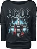 High Voltage Guitar, AC/DC, Langarmshirt