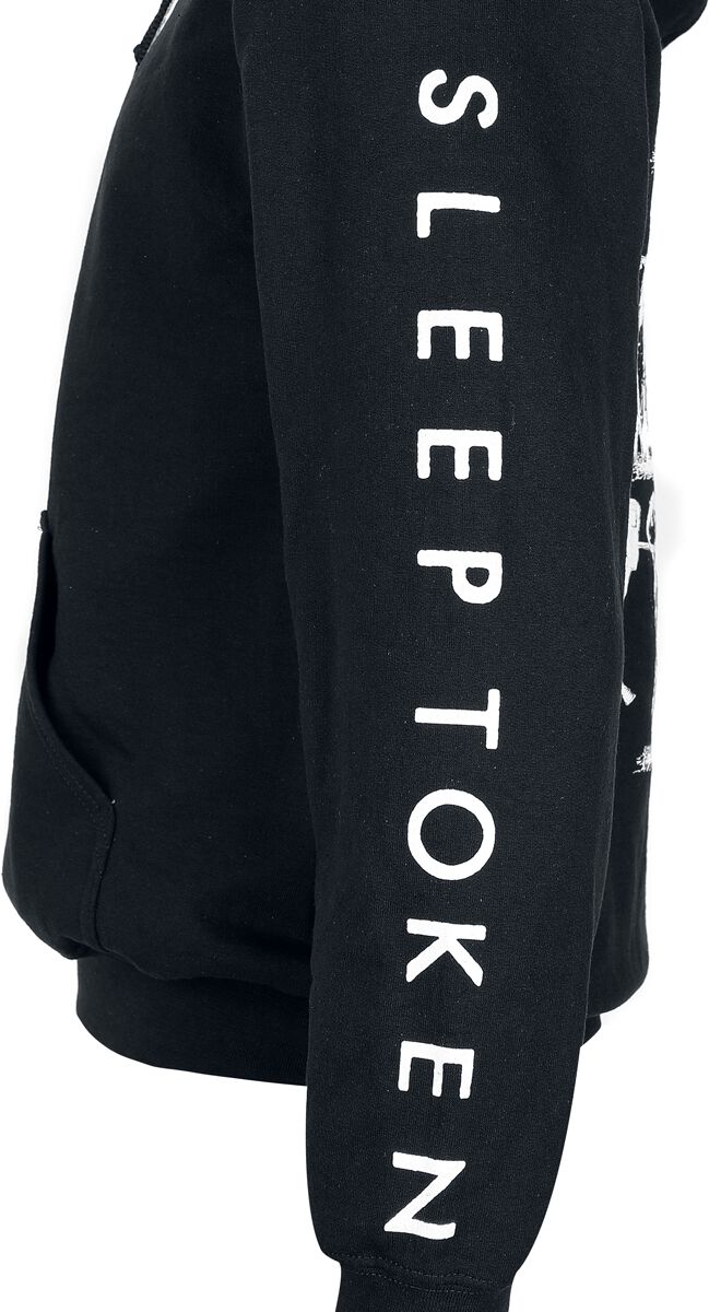 Sleep Token Kapuzenpullover Herren Logo Schwarz/grau Band-Merch, Bands