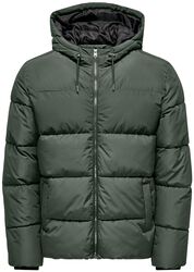 ONSMELVIN LIFE HOOD PUFFER JACKET OTW VD, ONLY and SONS, Winterjacke