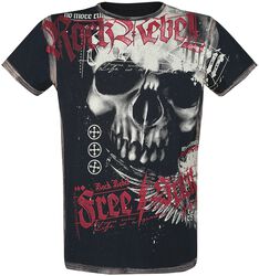 T-Shirt mit Skullprint