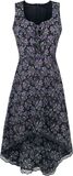 Cold Shoulder Hi-Low Dress, Gothicana by EMP, Mittellanges Kleid