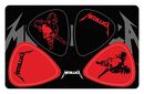 Pikcard - Skull, Metallica, Plektren-Set